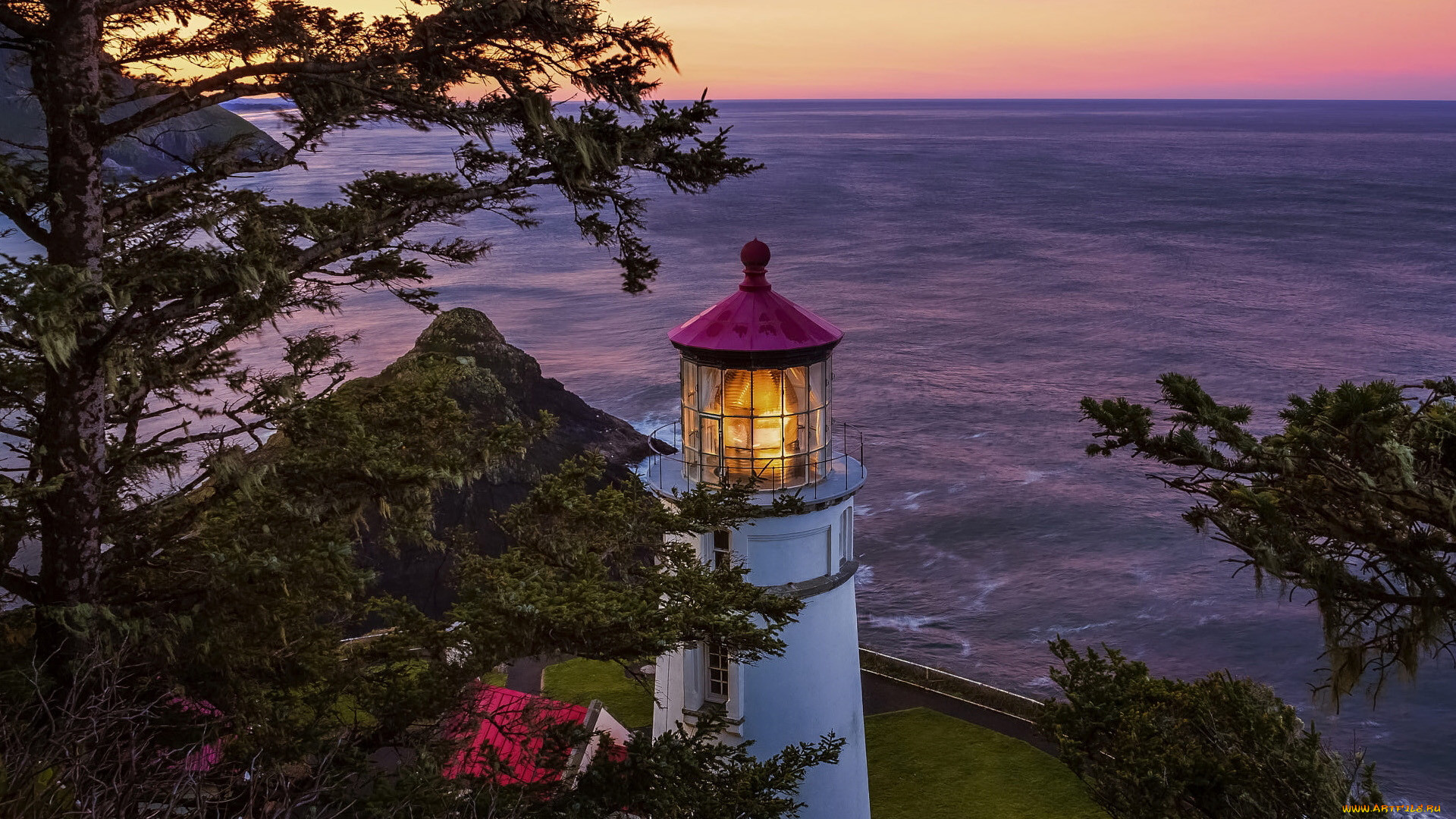 heceta head lighthouse, oregon, , , heceta, head, lighthouse